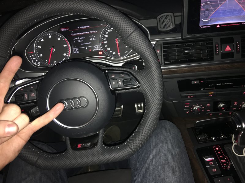 Audi a8 2012 руль