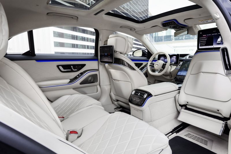 Mercedes Benz s class w223 салон