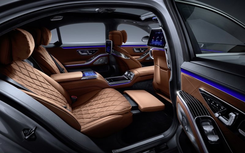 Mercedes Benz s class 2021 салон