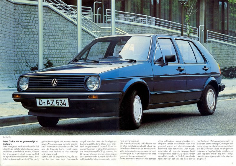 Volkswagen Golf с 1983 по 1992