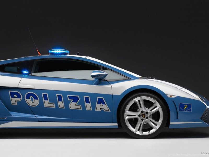 Ламборджини машина полиция
