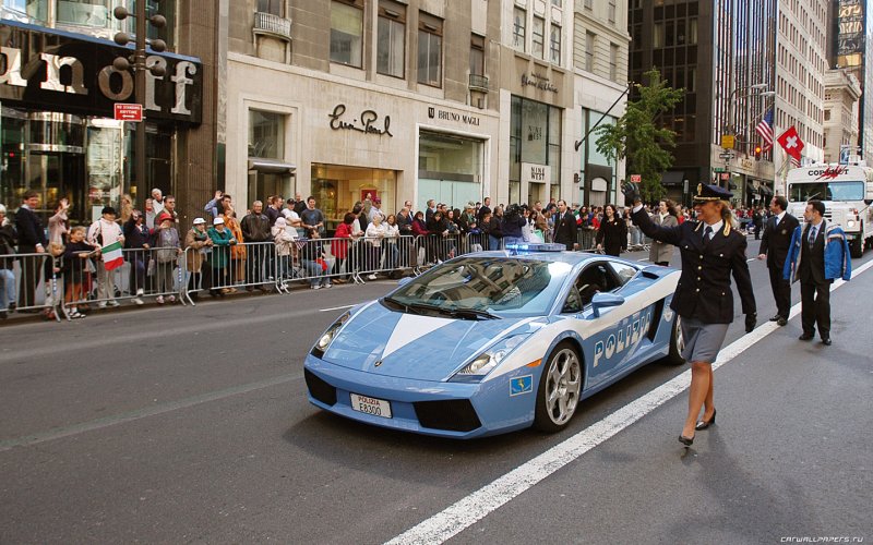 Lamborghini Gallardo полиция Италии
