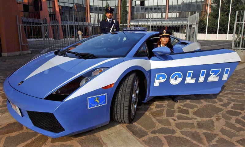 Lamborghini Gallardo полиция