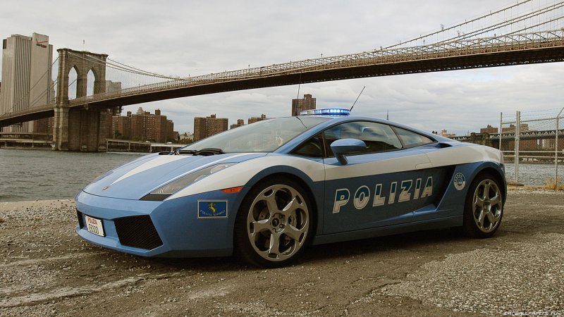 Lamborghini Gallardo Police car