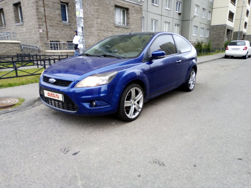 Ford Focus 2008 синяя
