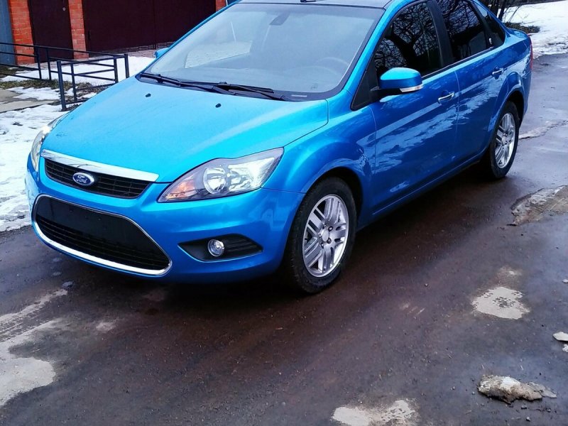 Ford Focus 2008 синяя