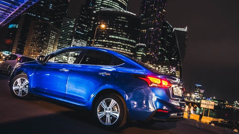 Hyundai Solaris 2017 4k