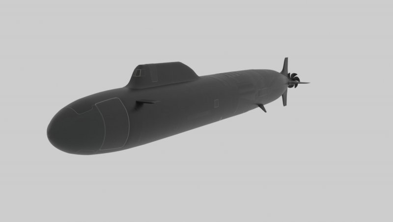 Подводная лодка 3д