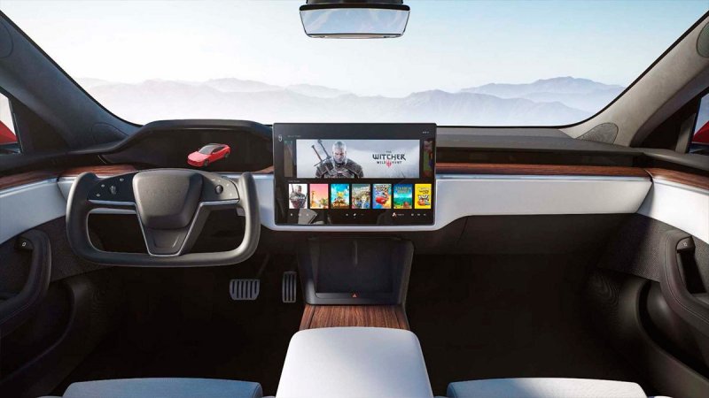 Tesla model s 2021 салон
