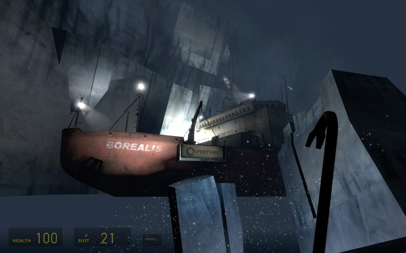 Корабль Борей half-Life 2