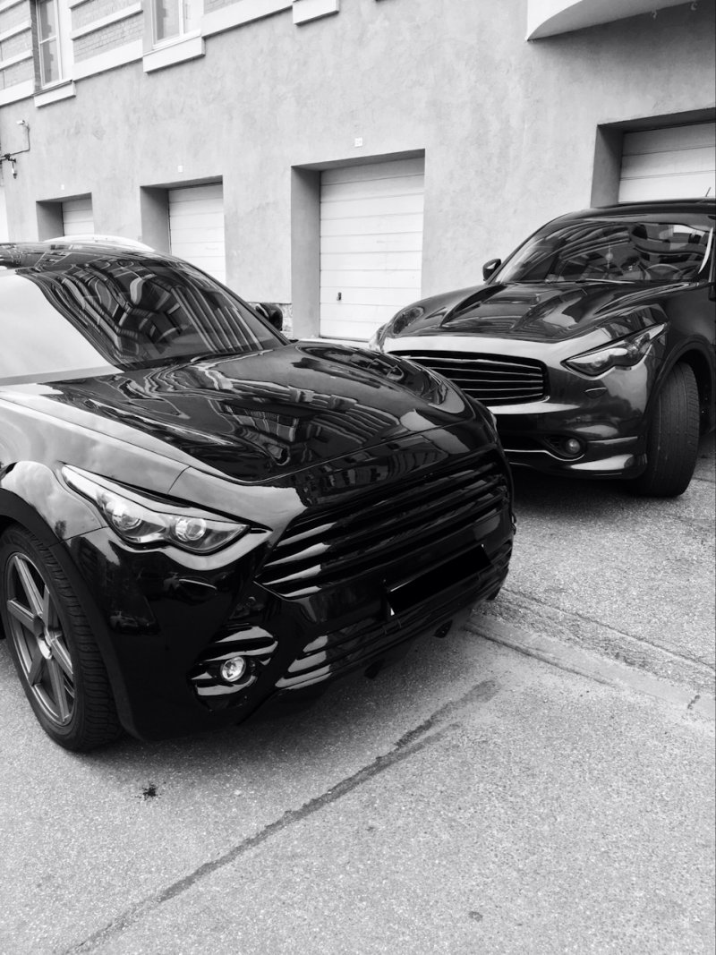 Infiniti fx37 Рестайлинг белый