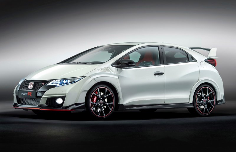 Honda Civic Type r оранжевая