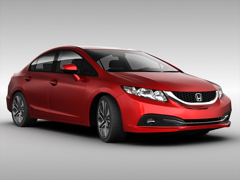 Honda Civic 3d model