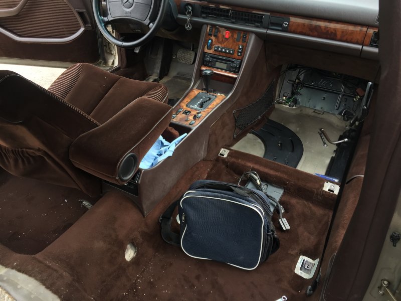 Mercedes w126 Coupe салон