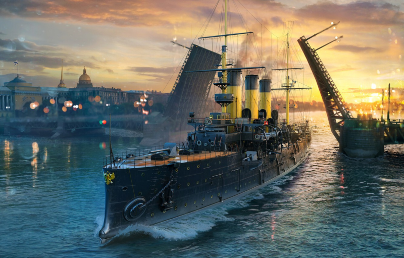 Крейсер Аврора World of Warships