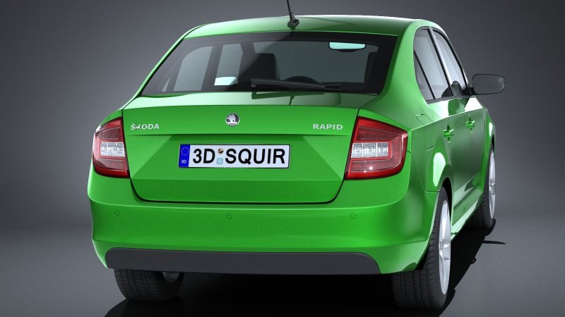 Skoda Rapid 3d model