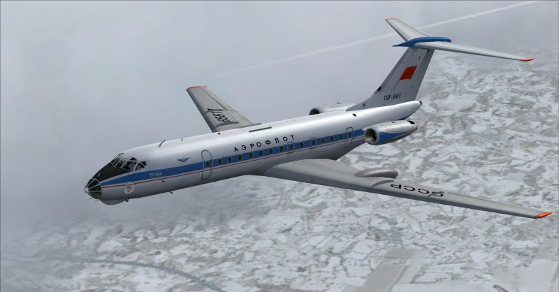 Ту-134 пассажирский самолёт Аэрофлот