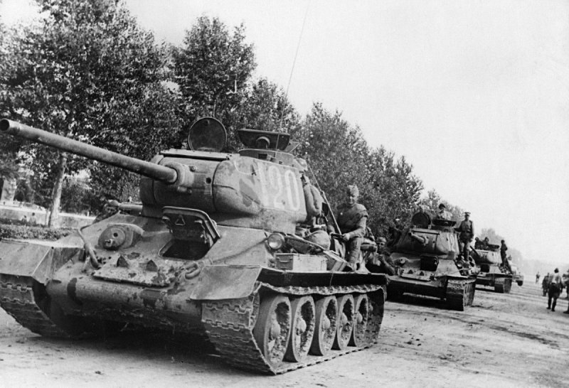 Танки второй мировой войны т-34 85
