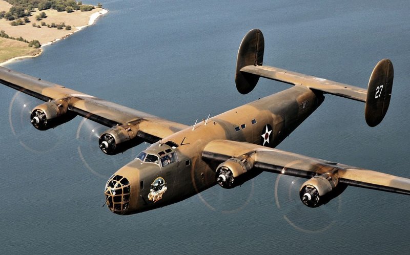 Consolidated b-24 Liberator вооружение