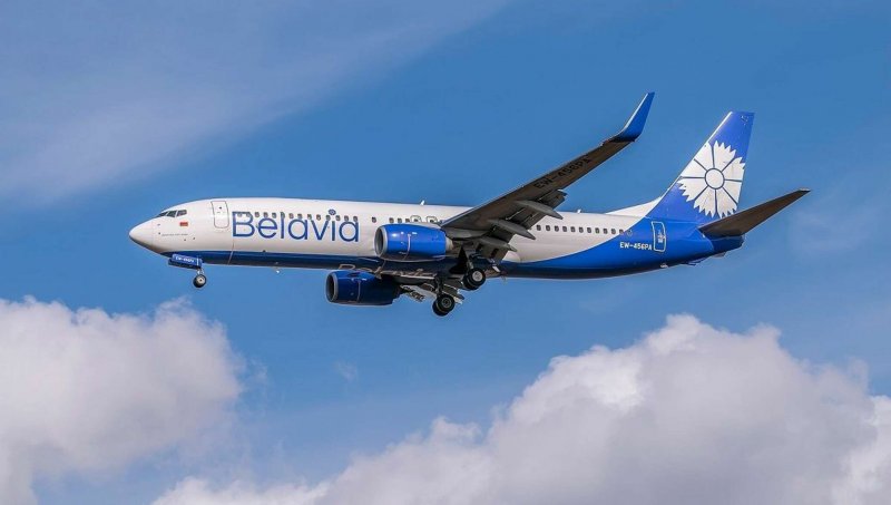 Самолет авиакомпании Belavia
