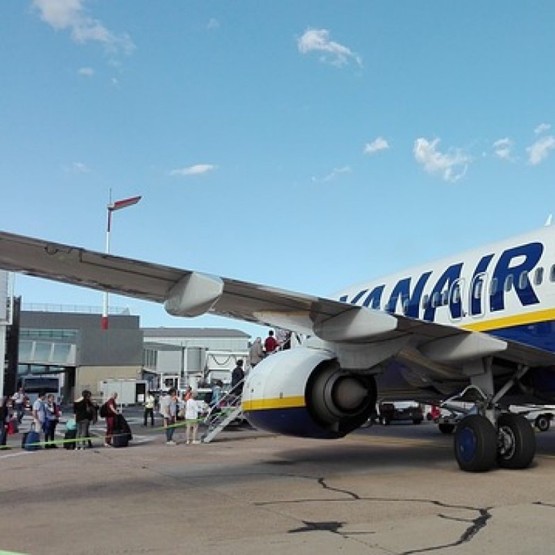 Самолёт Ryanair в Минске