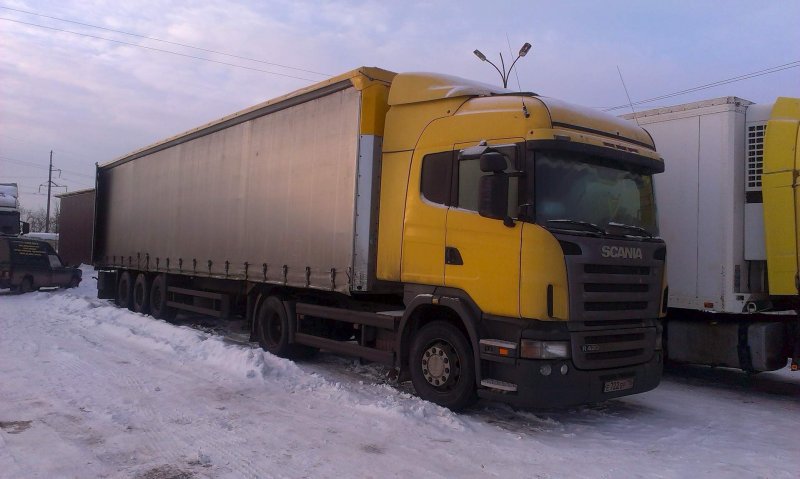 Скания р 420 с полуприцепом