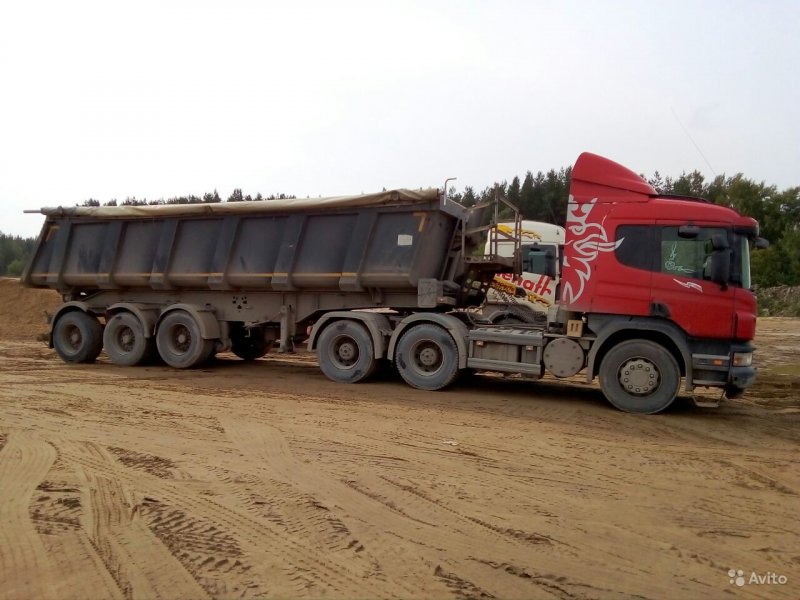 Седельный тягач Scania p440 оффроуд