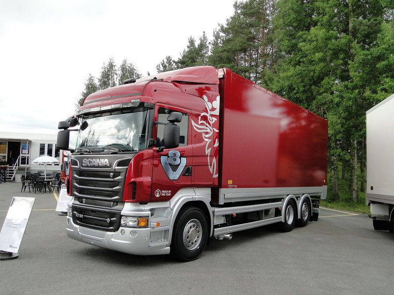 Scania r730 с прицепом