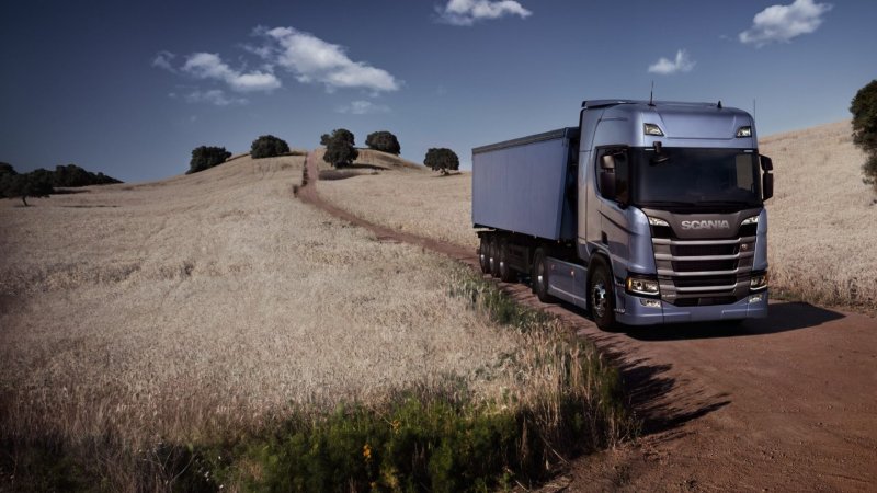 Scania зерновоз