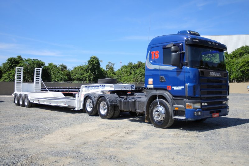 Scania p440 6x4 с тралом