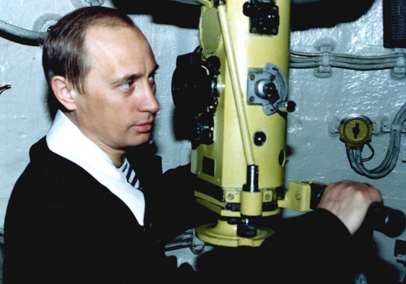 Путин на подводной лодке Северного флота