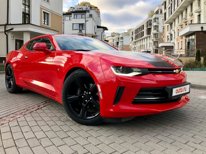 Chevrolet Camaro zl1 красная кабриолет