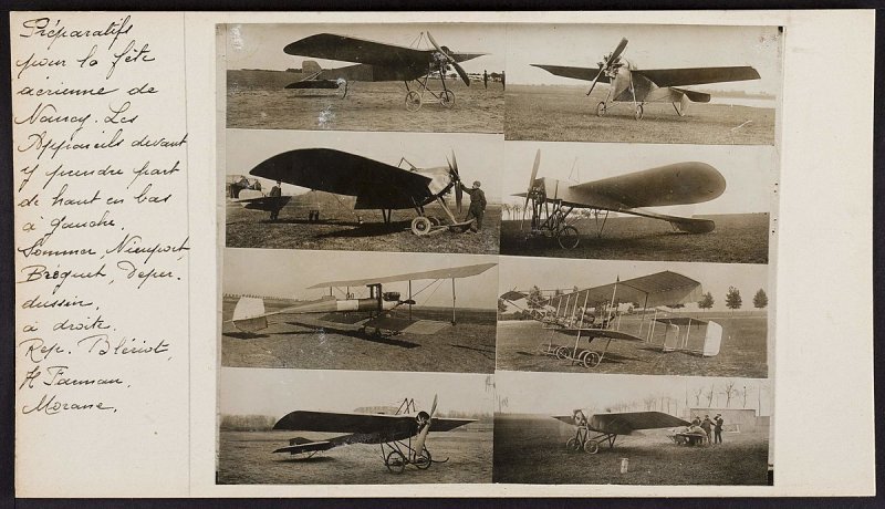 Учебный самолет Avro mk1v Triplane 1910 г.