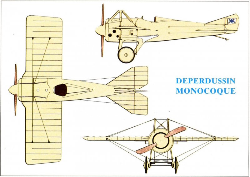 Моноплан «Моран-парасоль» 1916 год