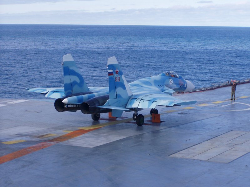 Су-33 взлет с палубы