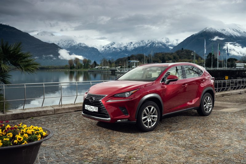 Lexus NX 200 красный металлик