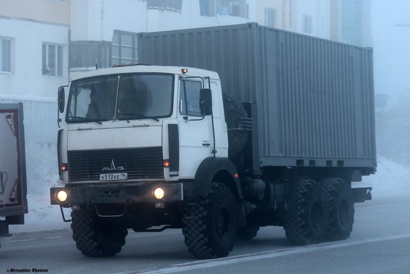 МАЗ 6317 зеленый