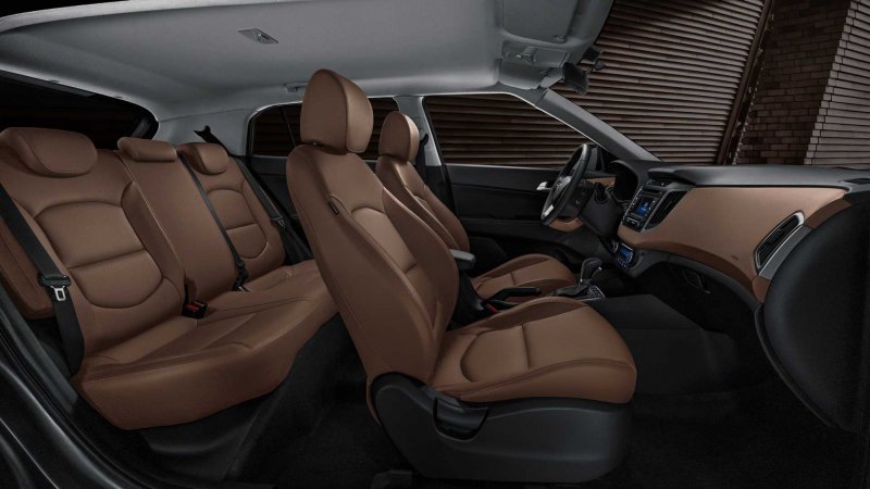 Hyundai Creta Black Brown 2021 салон