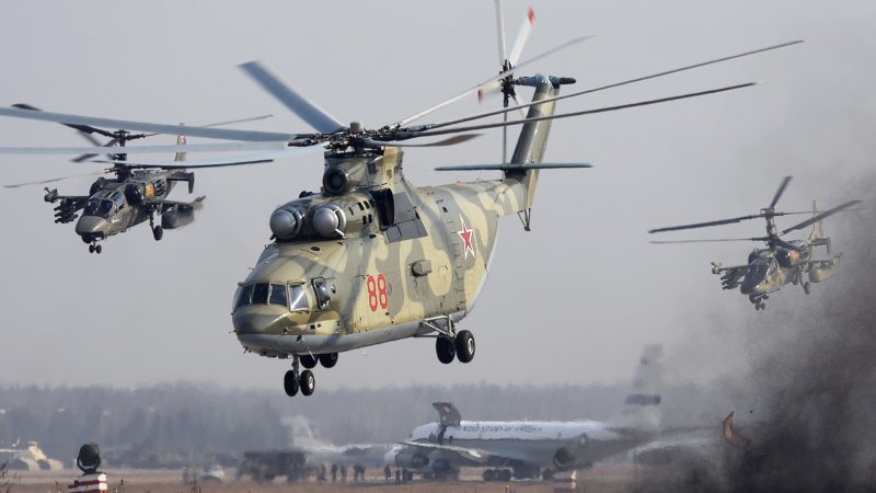 Вертолёт ми-26 военный