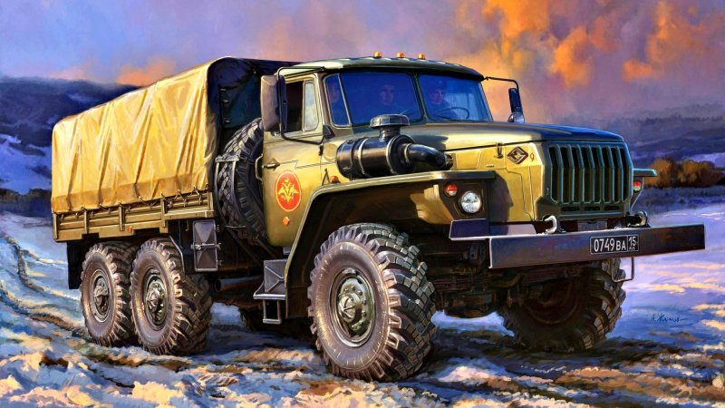 Новый военный Урал 4320