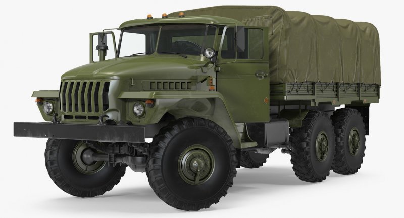 Урал 4320 желтый