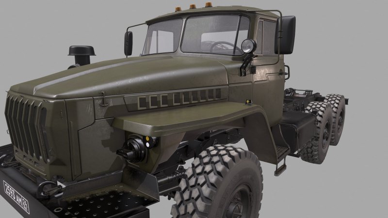 Урал 4320 с тралом