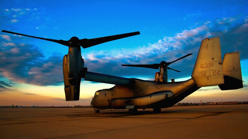 Osprey на авианосце