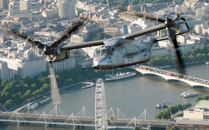 Bell v-22 Osprey кабина