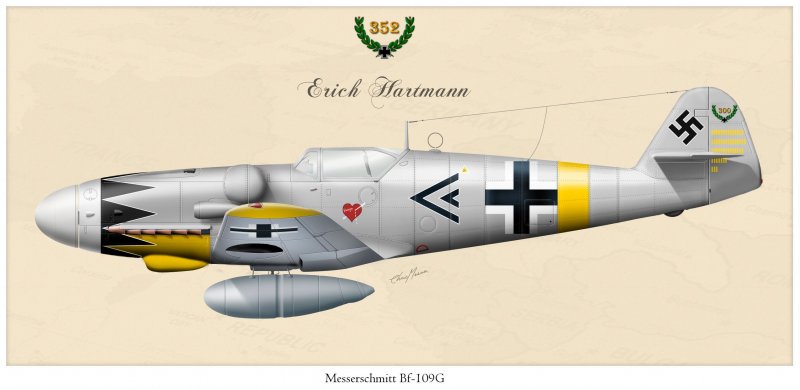 Ме-109 г6 Эрика Хартмана