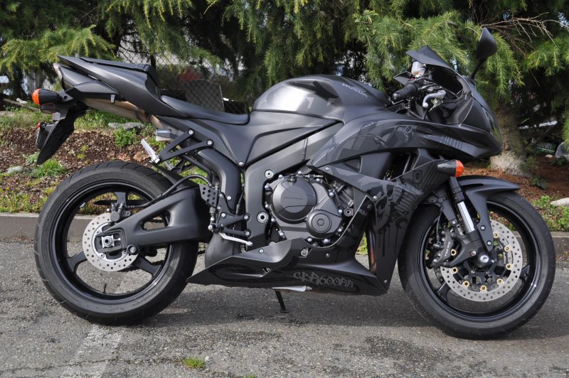 Honda cbr600rr Black