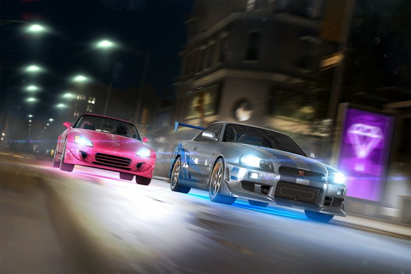 Nissan Skyline r34 гонка