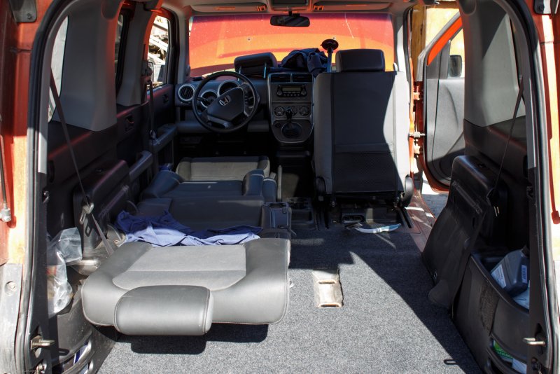 Honda element 2.4 at, 2003, комплектация салона