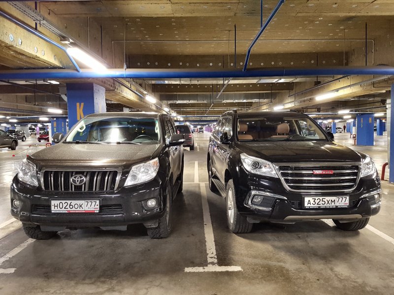 Haval h9 и Land Cruiser