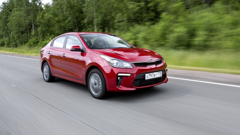 Kia Rio 2021 fiery Red